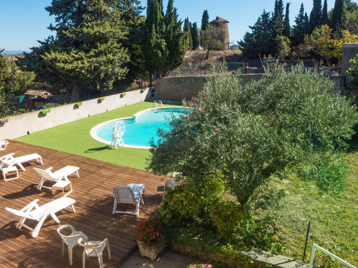 Cosy Holiday Home With Swimming Pool Montbrun-des-Corbières エクステリア 写真